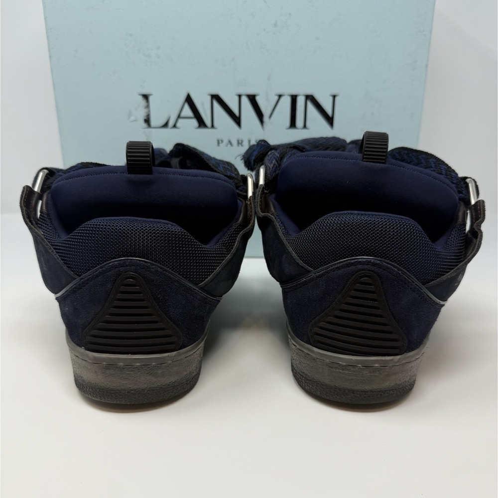 Lanvin Curb Sneaker Navy Size 9 US 42 EU - Picture 5 of 9